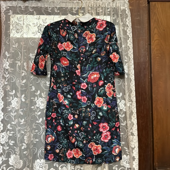 Zara size 26 flower print dress unique - Picture 4 of 5